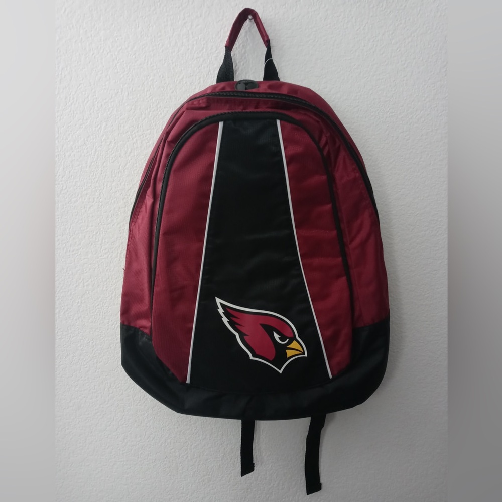 🏈🎒 NFL Arizona Cardinals LOGO Backpack - Maroon/Black
